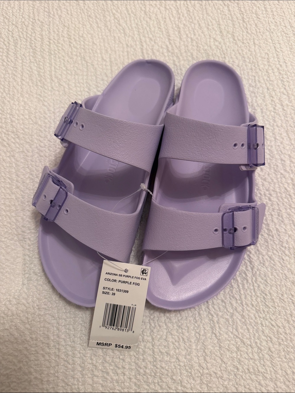 Women’s Birkenstock Arizona-style Double Strap Sandals - Purple Fog